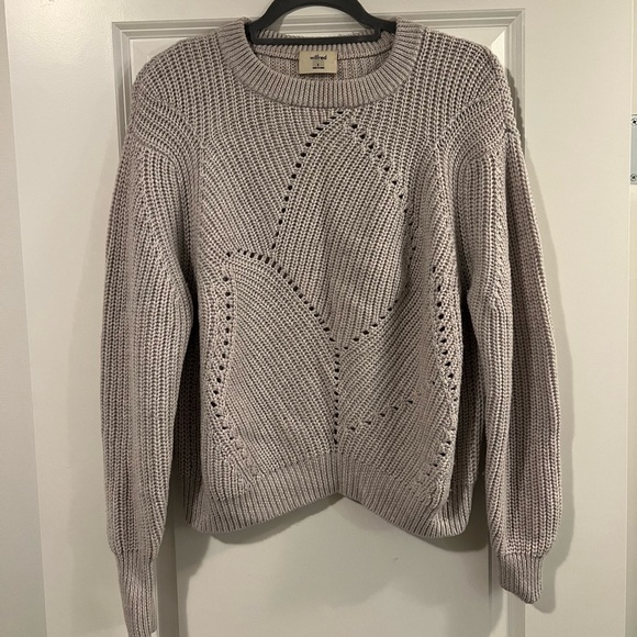 Wilfred Sweaters - Wilfred Taupe Knit Sweater